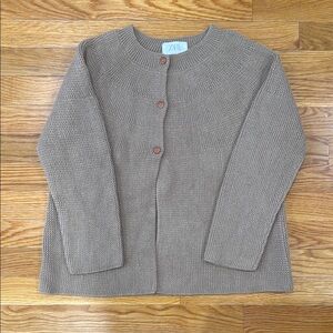 Zara Brown Knit Cardigan